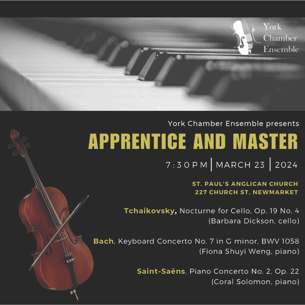 Apprentice and Master : Sat Mar 23 2024 7:30pm